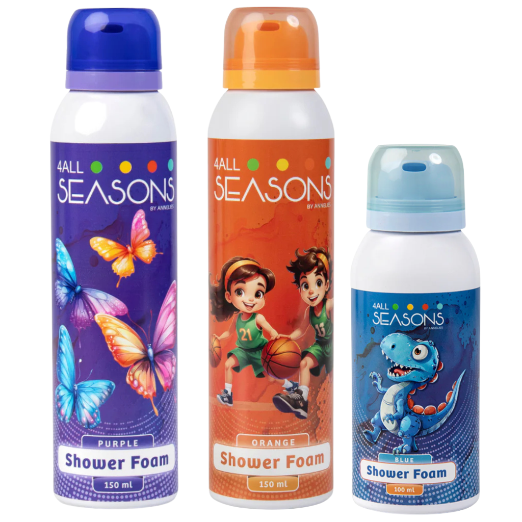2+1 GRATIS - 2x 4All Seasons Shower Foam 150 ml + 1x Shower Foam 100 ml GRATIS