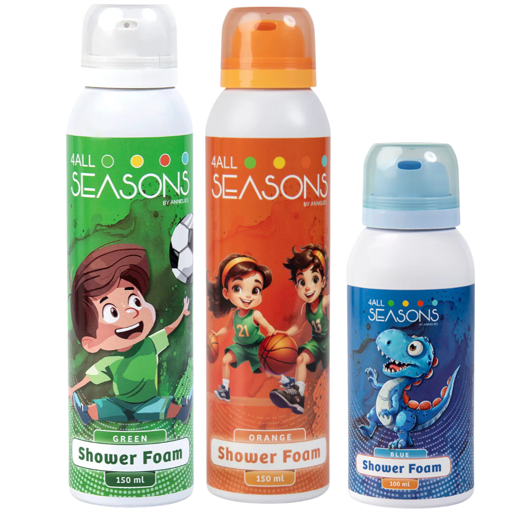 2+1 GRATIS - 2x 4All Seasons Shower Foam 150 ml + 1x Shower Foam 100 ml GRATIS
