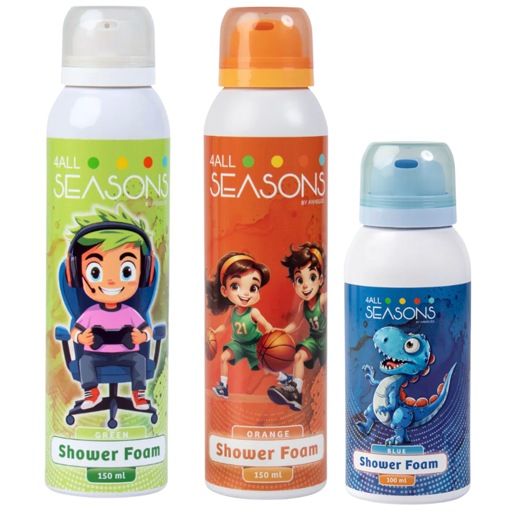 2+1 GRATIS - 2x 4All Seasons Shower Foam 150 ml + 1x Shower Foam 100 ml GRATIS
