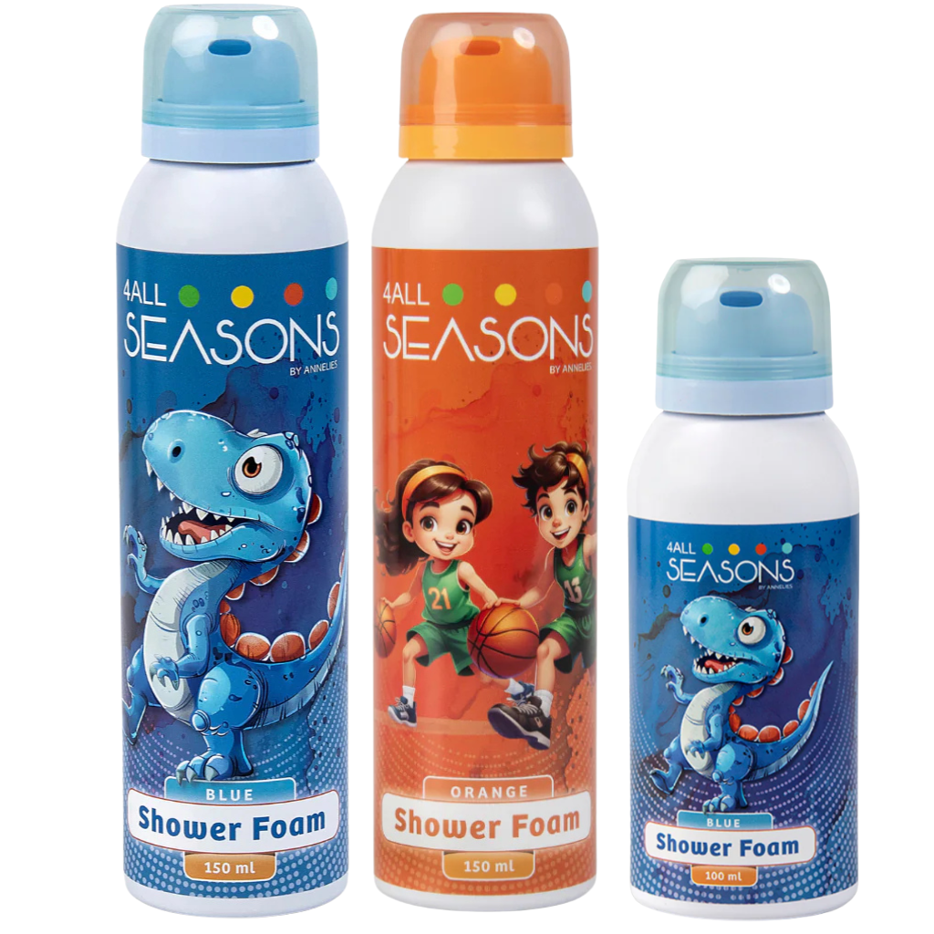 2+1 GRATIS - 2x 4All Seasons Shower Foam 150 ml + 1x Shower Foam 100 ml GRATIS
