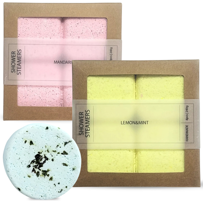 2x Shower steamers - Set van 4 + GRATIS Shower steamer