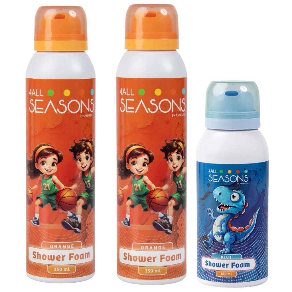 2+1 GRATIS - 2x 4All Seasons Shower Foam 150 ml + 1x Shower Foam 100 ml GRATIS