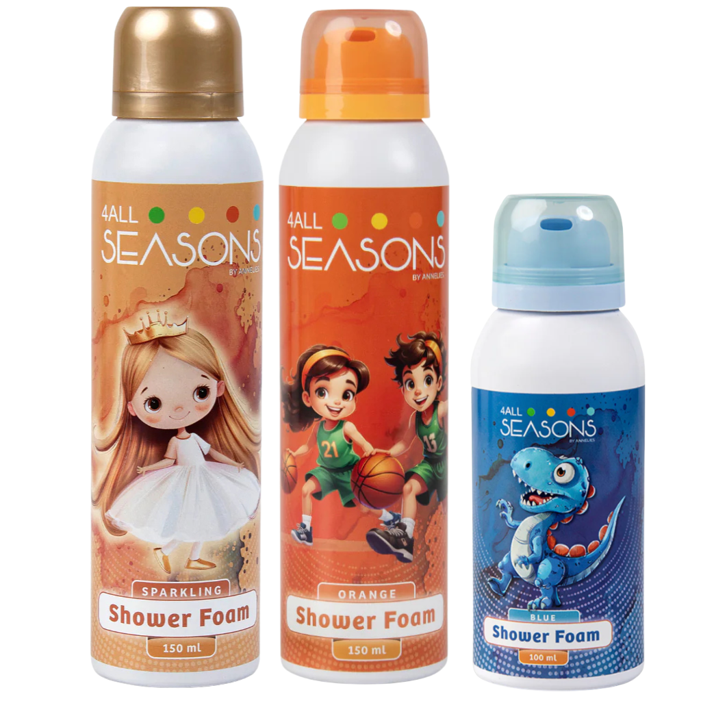 2+1 GRATIS - 2x 4All Seasons Shower Foam 150 ml + 1x Shower Foam 100 ml GRATIS