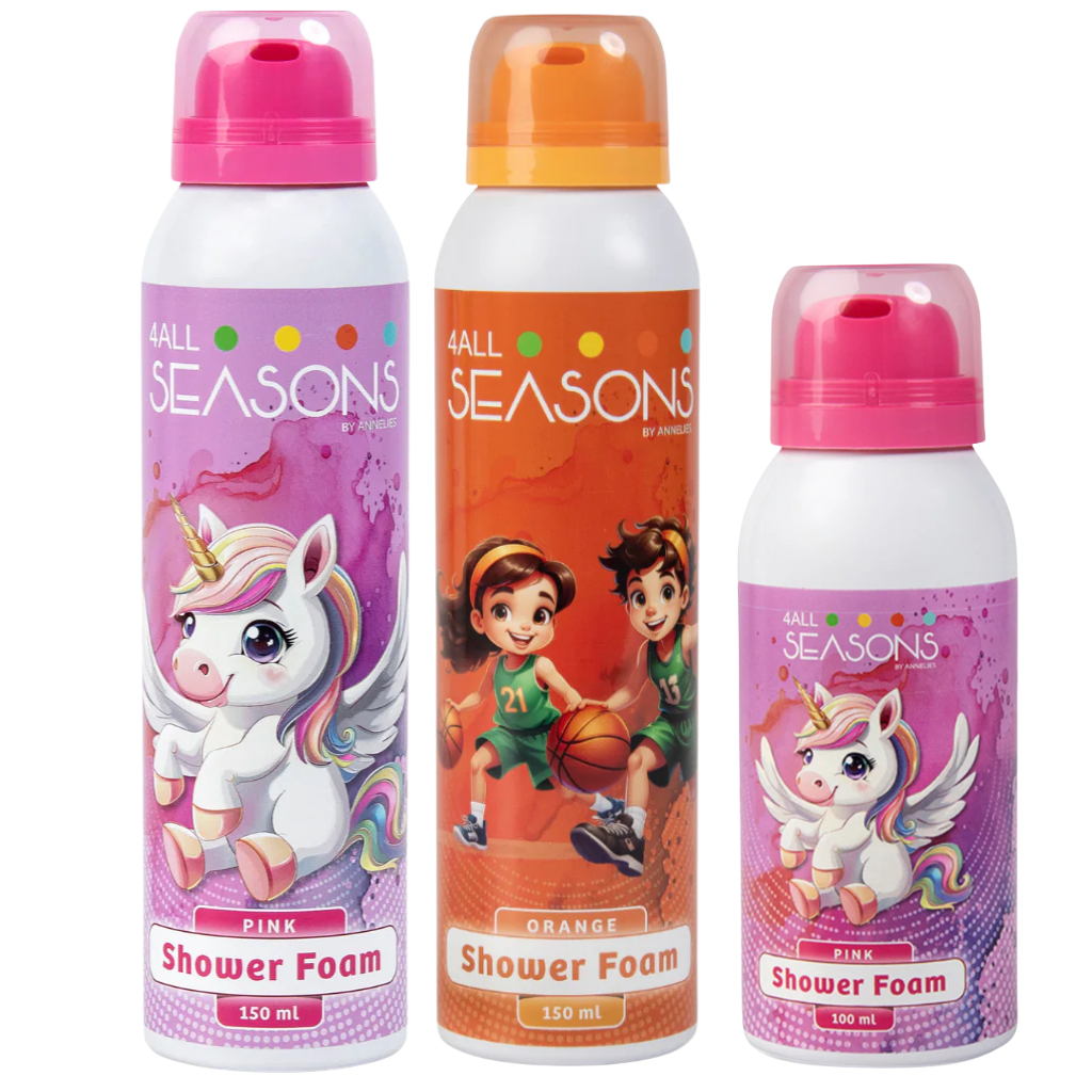 2+1 GRATIS - 2x 4All Seasons Shower Foam 150 ml + 1x Shower Foam 100 ml GRATIS