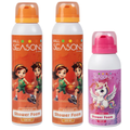 2+1 GRATIS - 2x 4All Seasons Shower Foam 150 ml + 1x Shower Foam 100 ml GRATIS