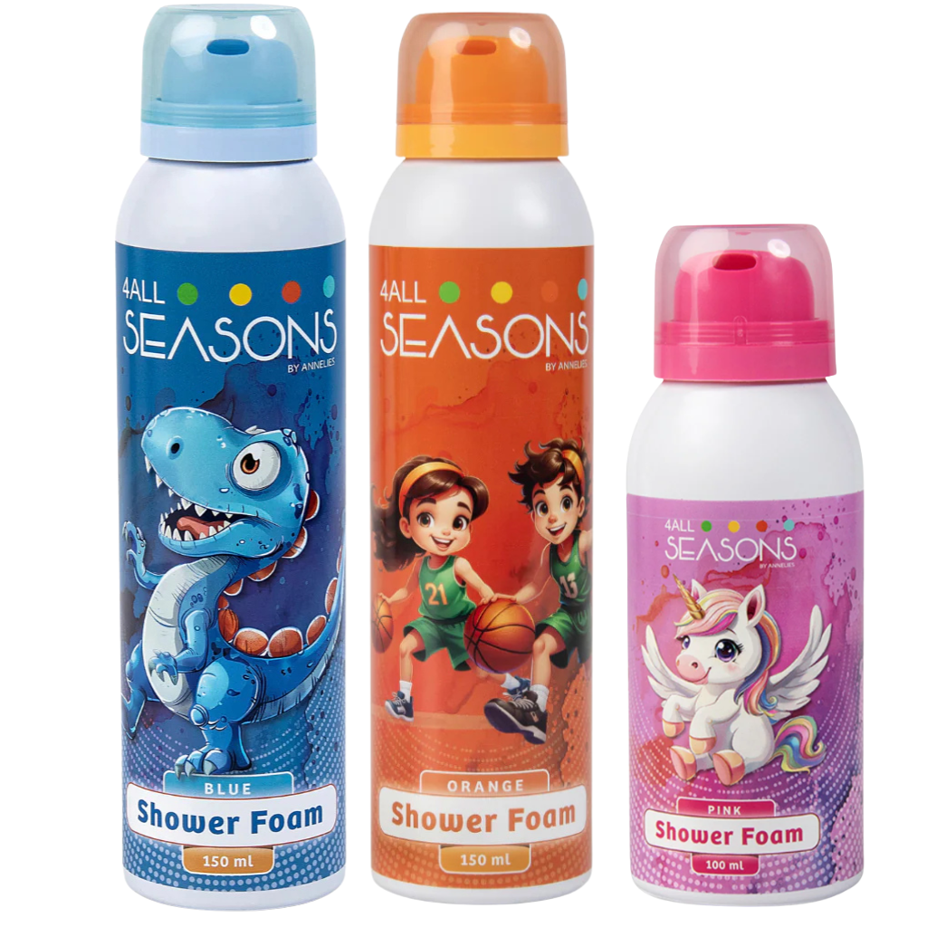 2+1 GRATIS - 2x 4All Seasons Shower Foam 150 ml + 1x Shower Foam 100 ml GRATIS