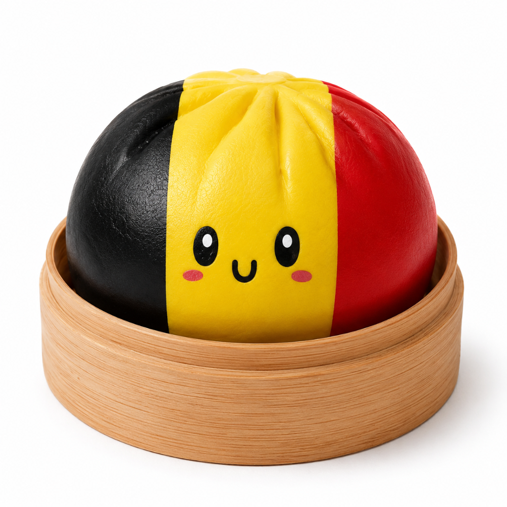 Squishy dumbling WK editie - FOAM 8,5cm