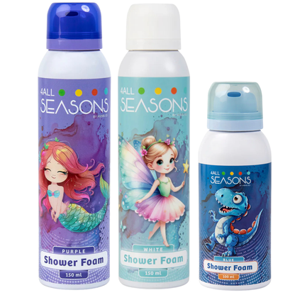 2+1 GRATIS - 2x 4All Seasons Shower Foam 150 ml + 1x Shower Foam 100 ml GRATIS