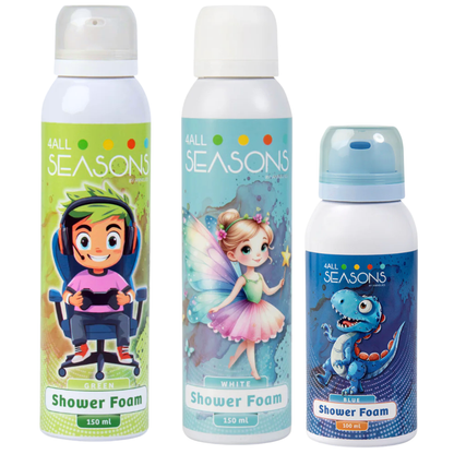 2+1 GRATIS - 2x 4All Seasons Shower Foam 150 ml + 1x Shower Foam 100 ml GRATIS