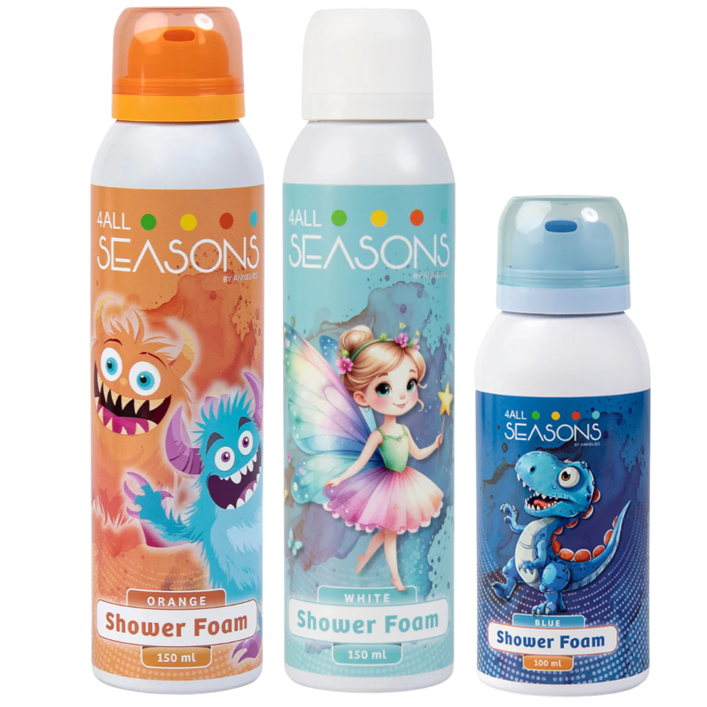 2+1 GRATIS - 2x 4All Seasons Shower Foam 150 ml + 1x Shower Foam 100 ml GRATIS