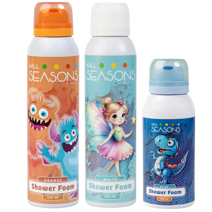 2+1 GRATIS - 2x 4All Seasons Shower Foam 150 ml + 1x Shower Foam 100 ml GRATIS