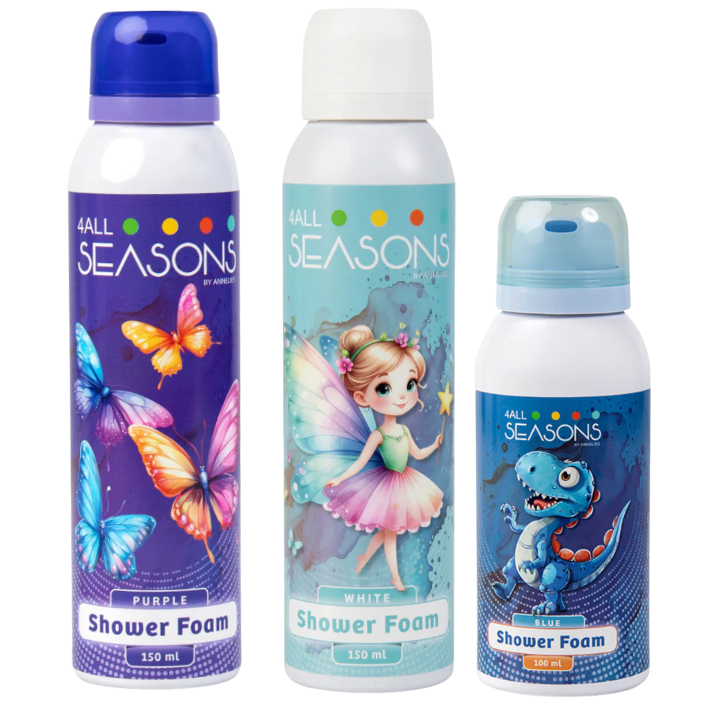 2+1 GRATIS - 2x 4All Seasons Shower Foam 150 ml + 1x Shower Foam 100 ml GRATIS