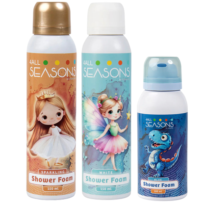 2+1 GRATIS - 2x 4All Seasons Shower Foam 150 ml + 1x Shower Foam 100 ml GRATIS