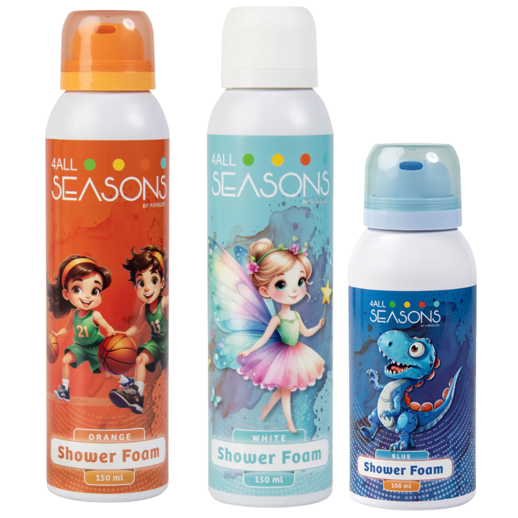 2+1 GRATIS - 2x 4All Seasons Shower Foam 150 ml + 1x Shower Foam 100 ml GRATIS