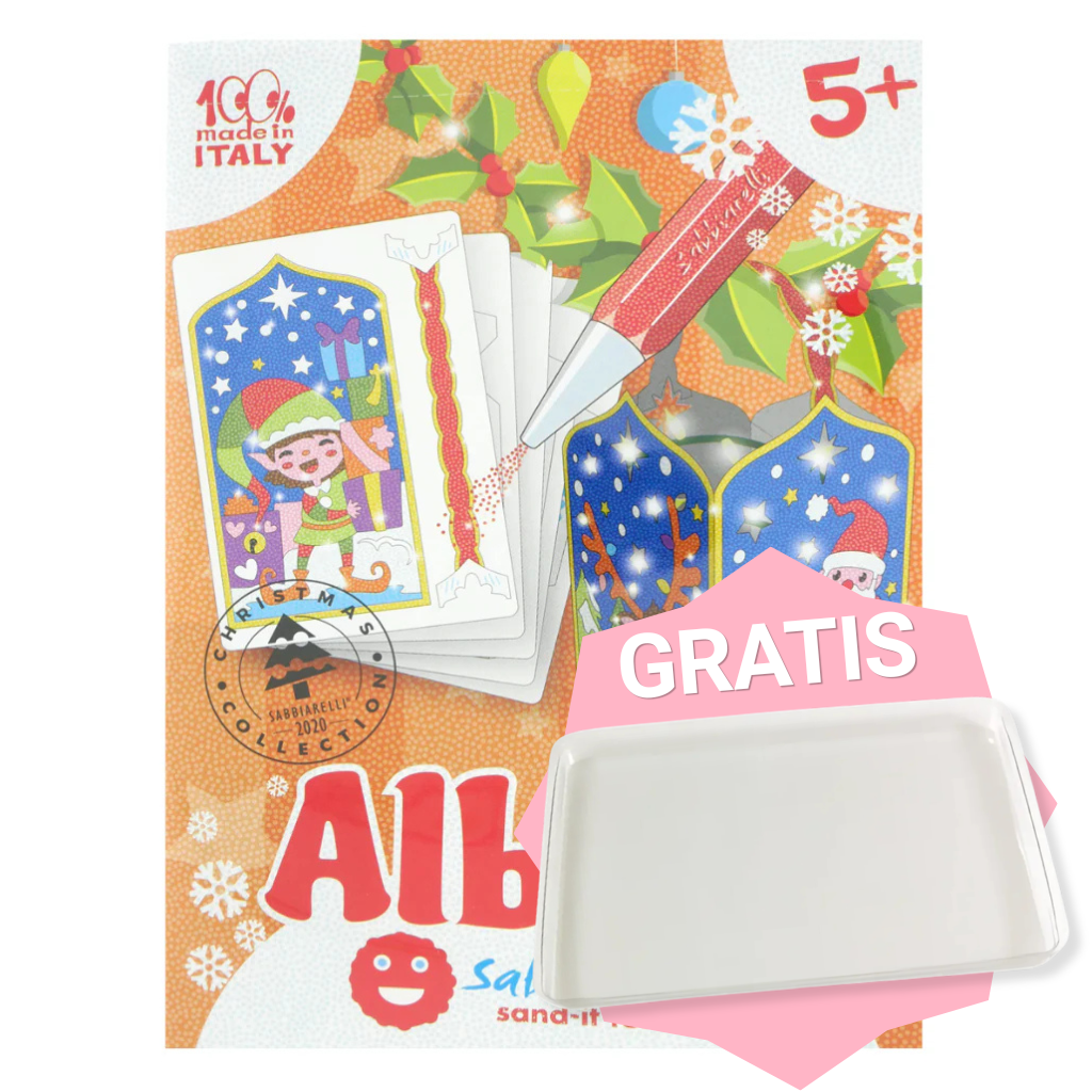 Zandschilderen - Tekeningen set + GRATIS transparant onderblad