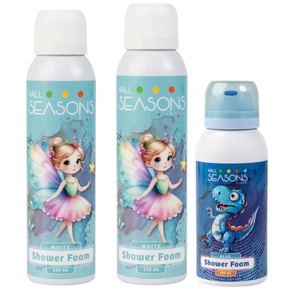 2+1 GRATIS - 2x 4All Seasons Shower Foam 150 ml + 1x Shower Foam 100 ml GRATIS