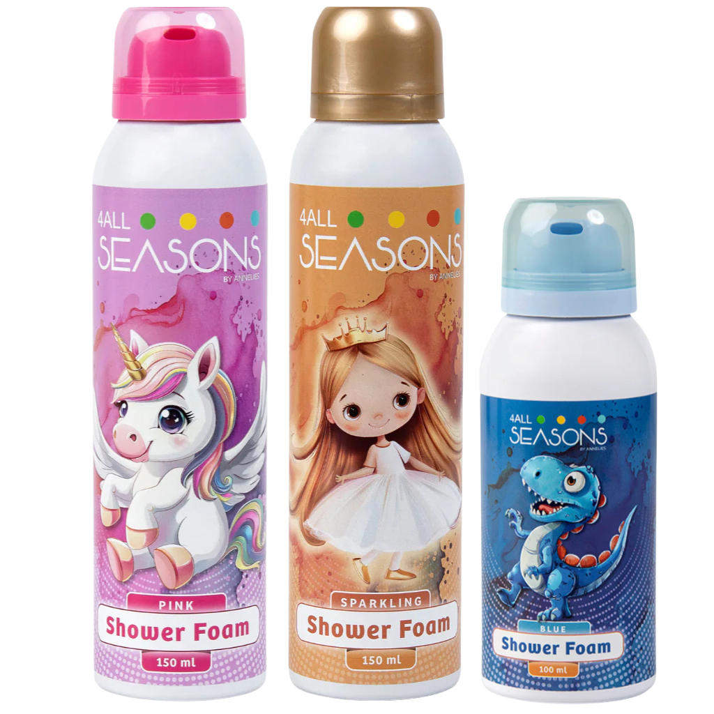 2+1 GRATIS - 2x 4All Seasons Shower Foam 150 ml + 1x Shower Foam 100 ml GRATIS