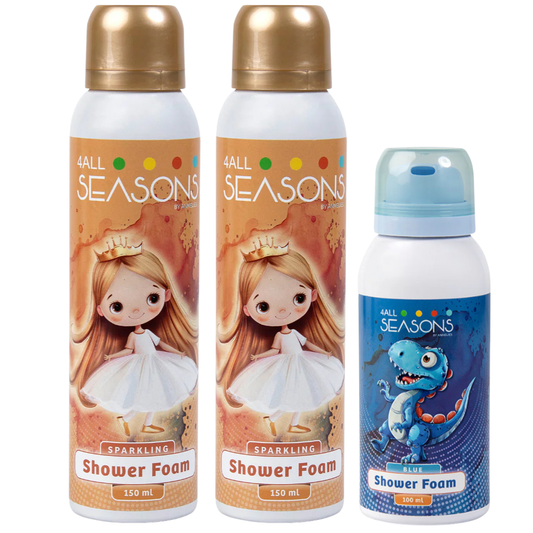 2+1 GRATIS - 2x 4All Seasons Shower Foam 150 ml + 1x Shower Foam 100 ml GRATIS