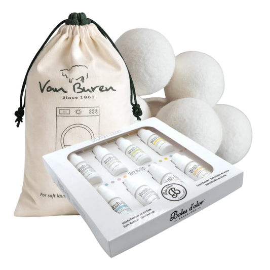 Wash Up wasparfum testpakket met wasdrogerballen - 6 stuks