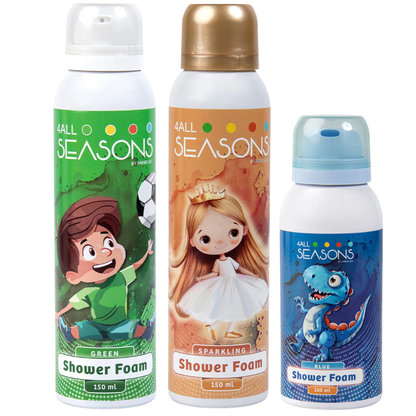 2+1 GRATIS - 2x 4All Seasons Shower Foam 150 ml + 1x Shower Foam 100 ml GRATIS