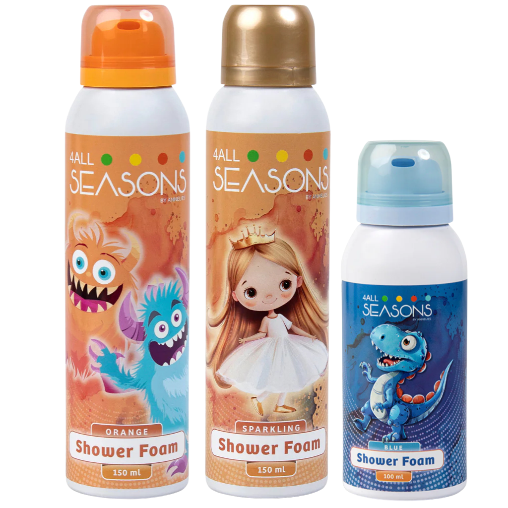 2+1 GRATIS - 2x 4All Seasons Shower Foam 150 ml + 1x Shower Foam 100 ml GRATIS