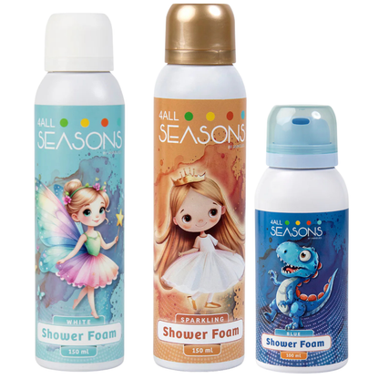 2+1 GRATIS - 2x 4All Seasons Shower Foam 150 ml + 1x Shower Foam 100 ml GRATIS