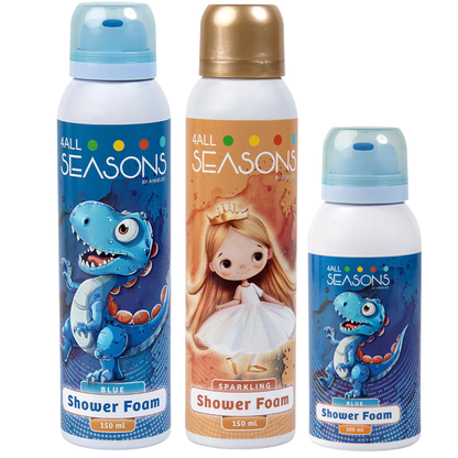 2+1 GRATIS - 2x 4All Seasons Shower Foam 150 ml + 1x Shower Foam 100 ml GRATIS