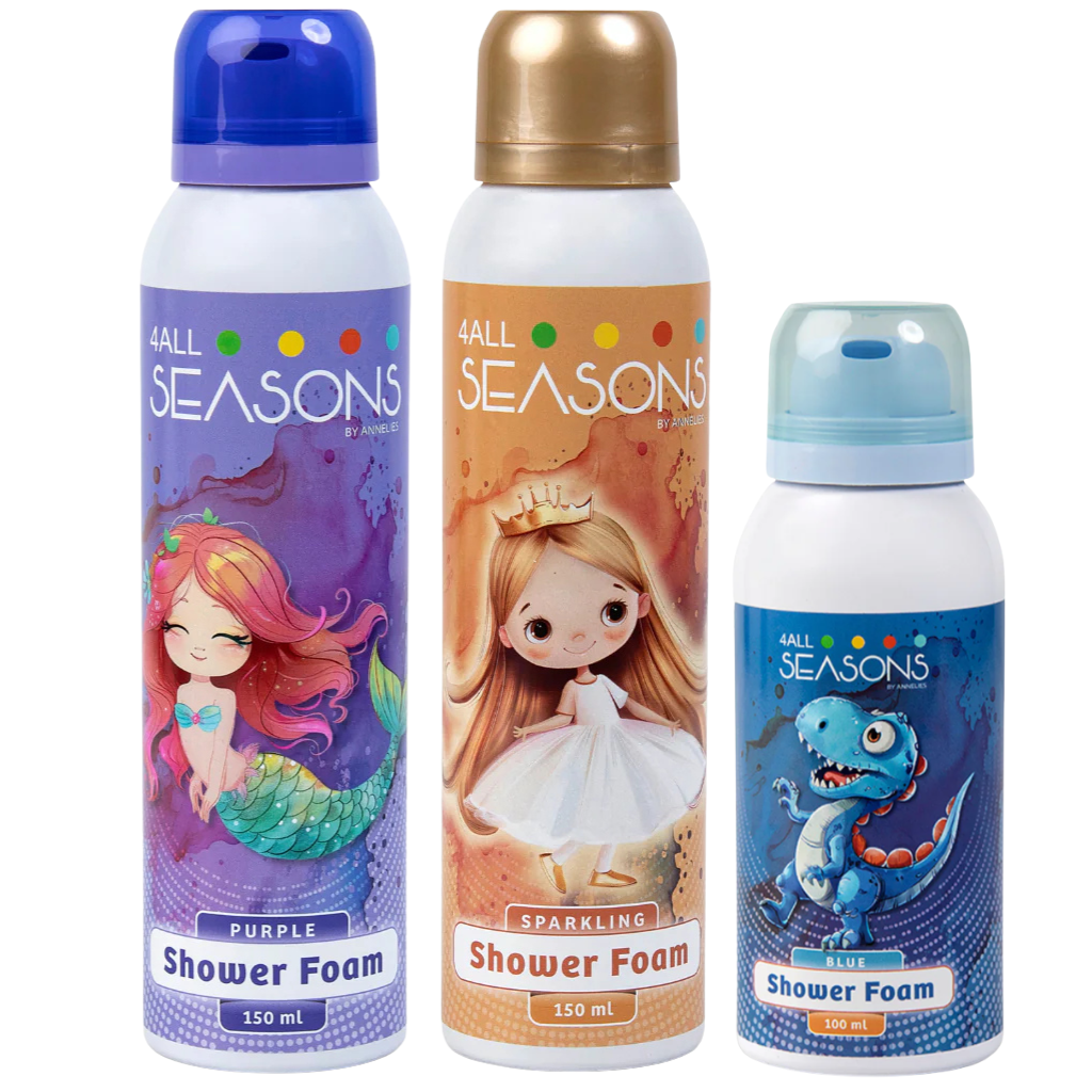 2+1 GRATIS - 2x 4All Seasons Shower Foam 150 ml + 1x Shower Foam 100 ml GRATIS