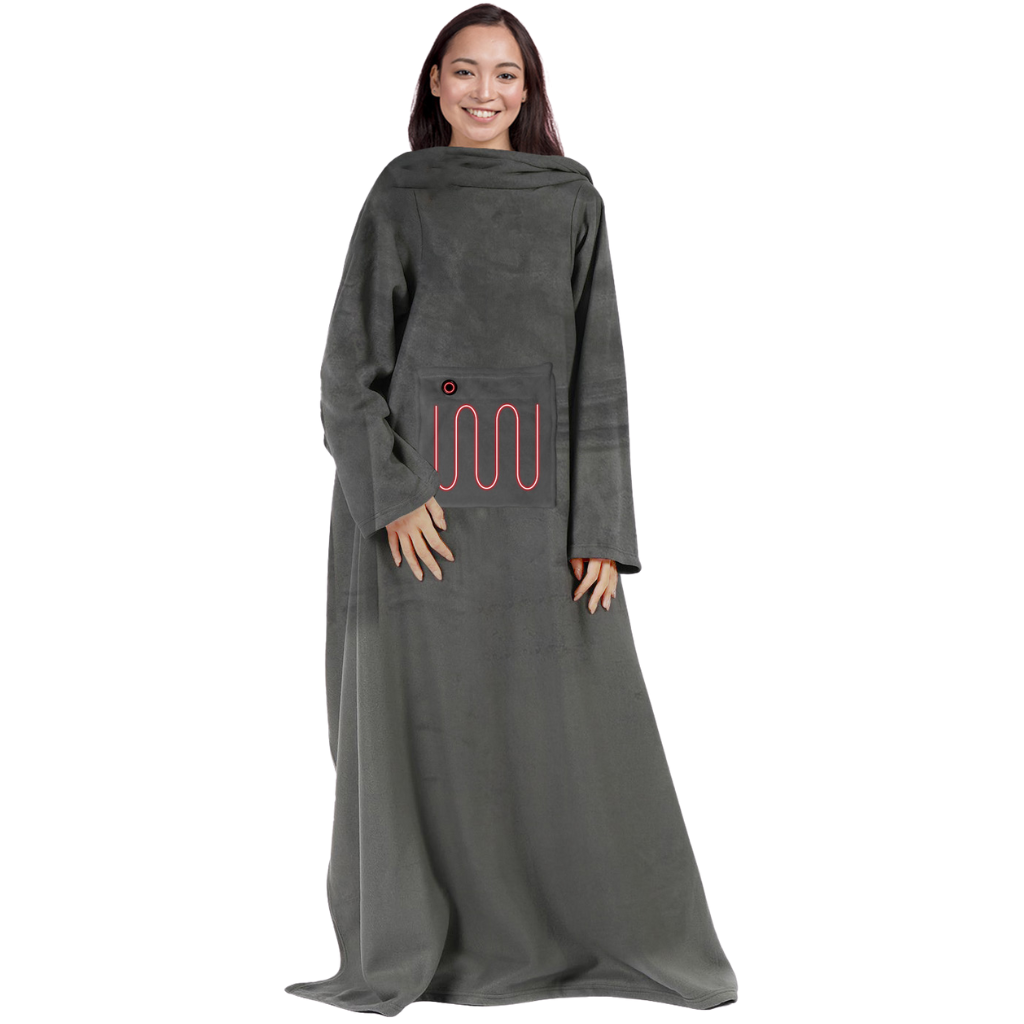 Verwarmde deken met mouwen