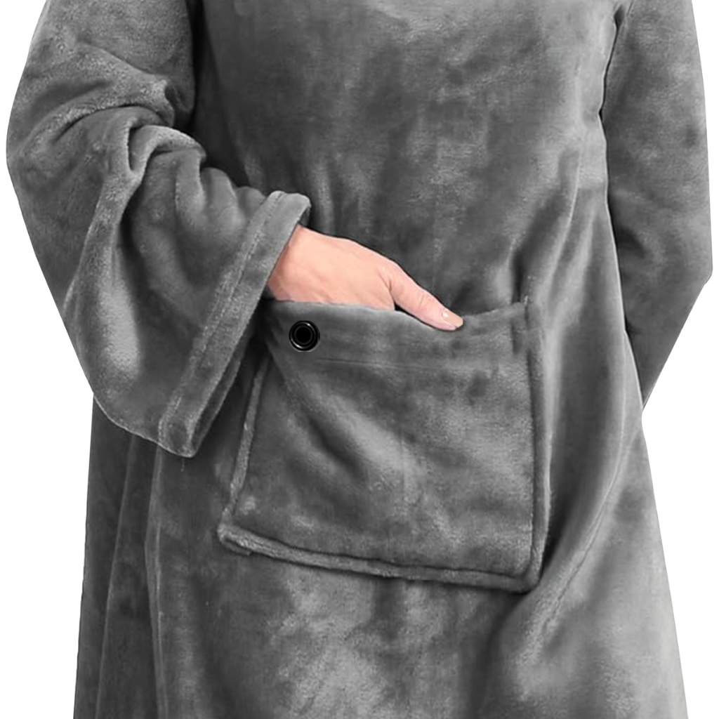 Verwarmde deken met mouwen