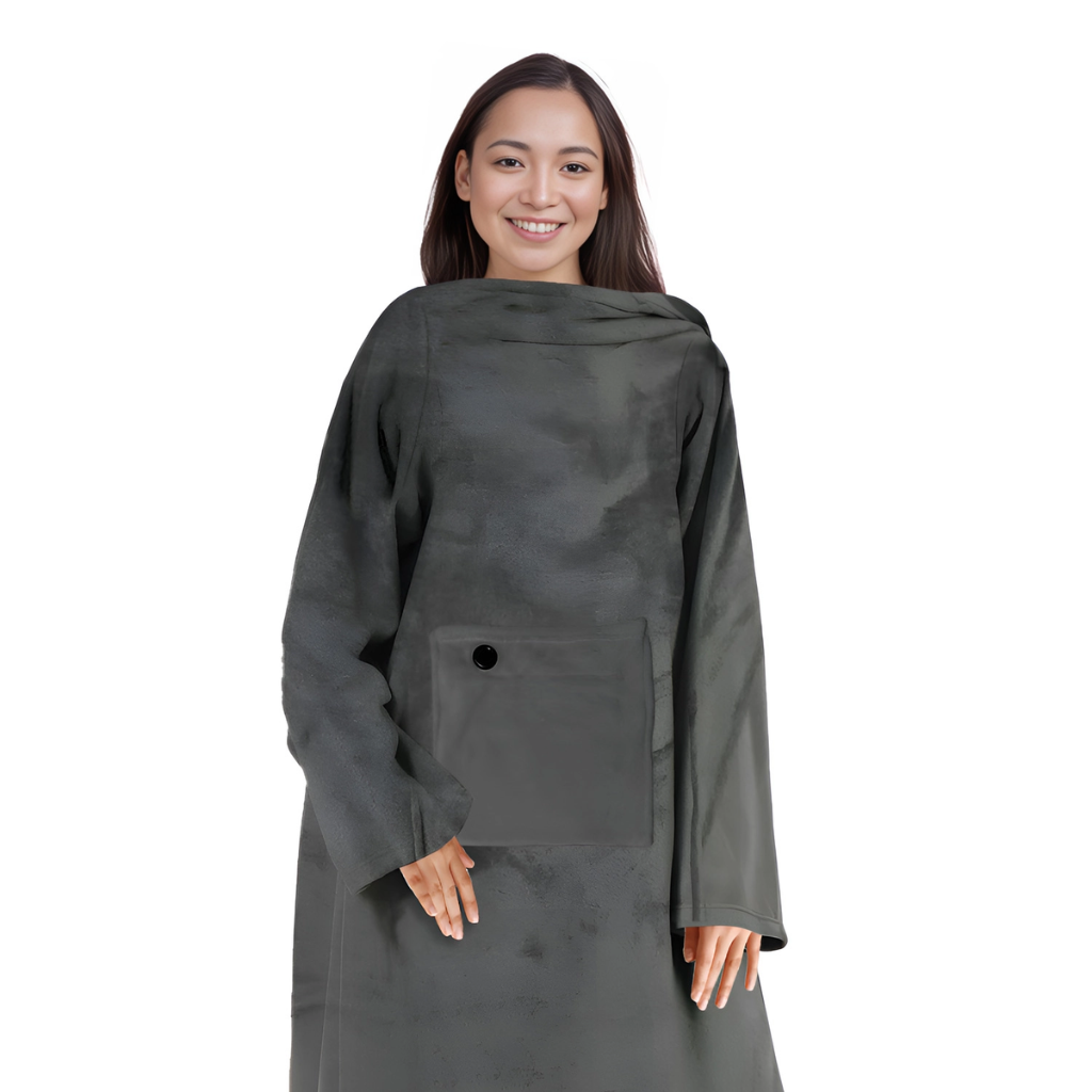 Verwarmde deken met mouwen