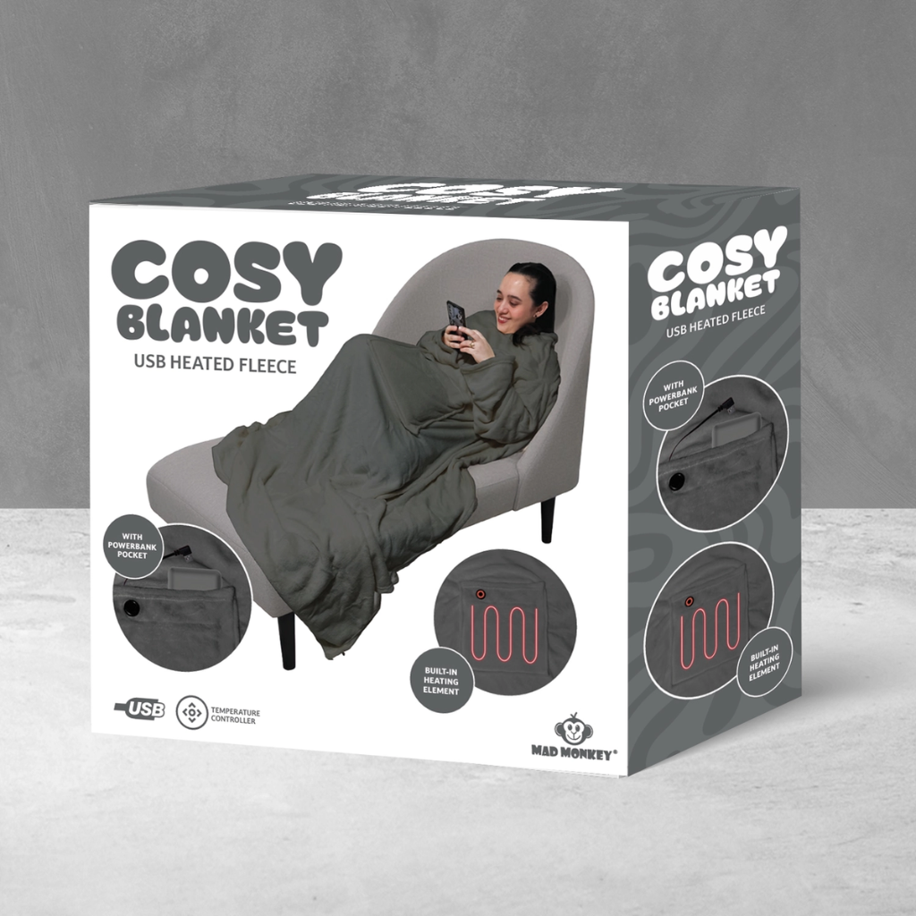 Verwarmde deken met mouwen