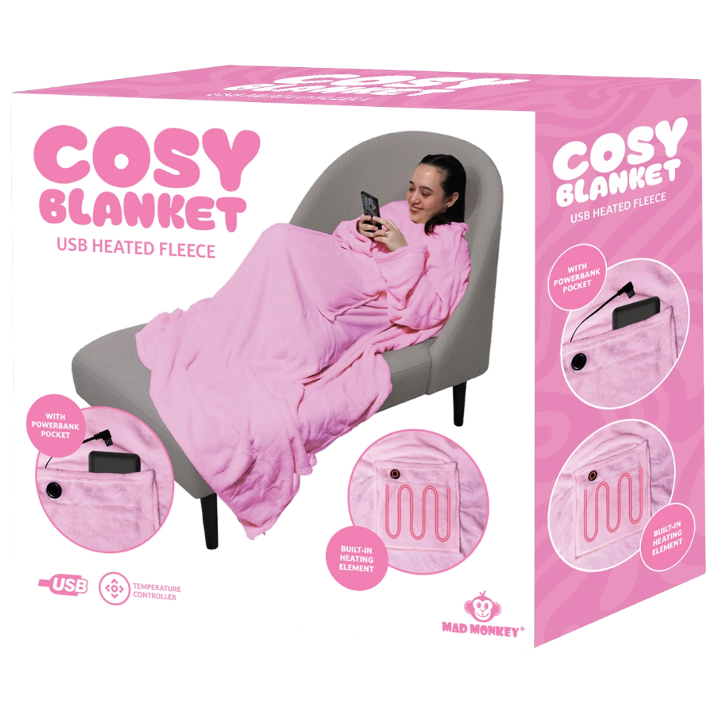 Verwarmde deken met mouwen