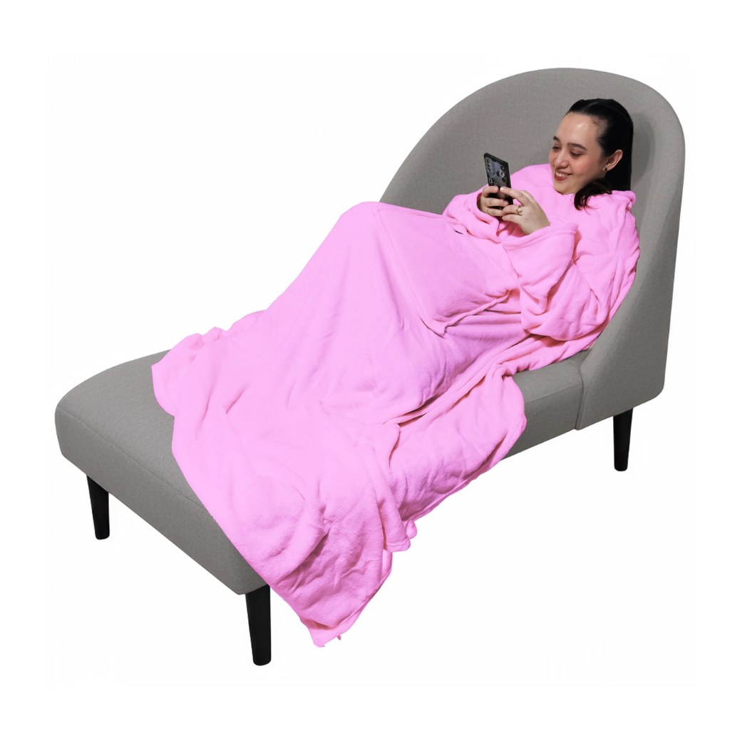 Verwarmde deken met mouwen