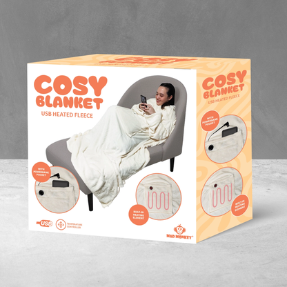 Verwarmde deken met mouwen