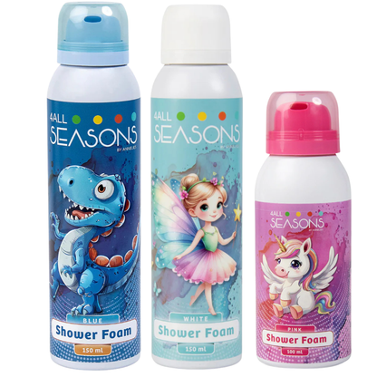 2+1 GRATIS - 2x 4All Seasons Shower Foam 150 ml + 1x Shower Foam 100 ml GRATIS