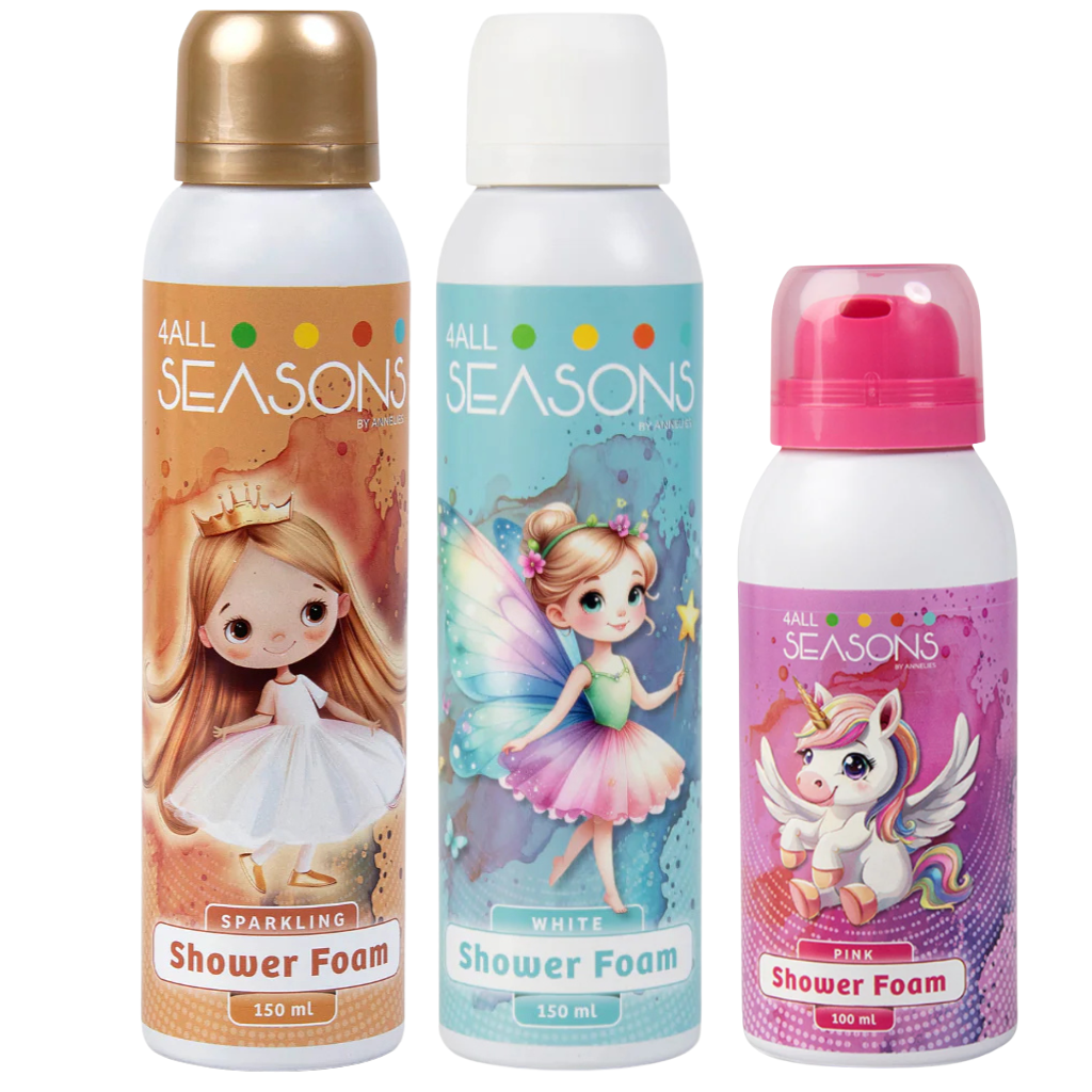 2+1 GRATIS - 2x 4All Seasons Shower Foam 150 ml + 1x Shower Foam 100 ml GRATIS