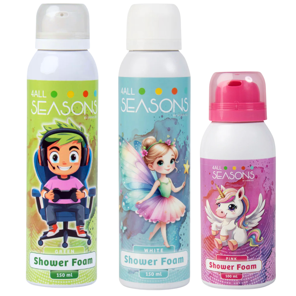 2+1 GRATIS - 2x 4All Seasons Shower Foam 150 ml + 1x Shower Foam 100 ml GRATIS