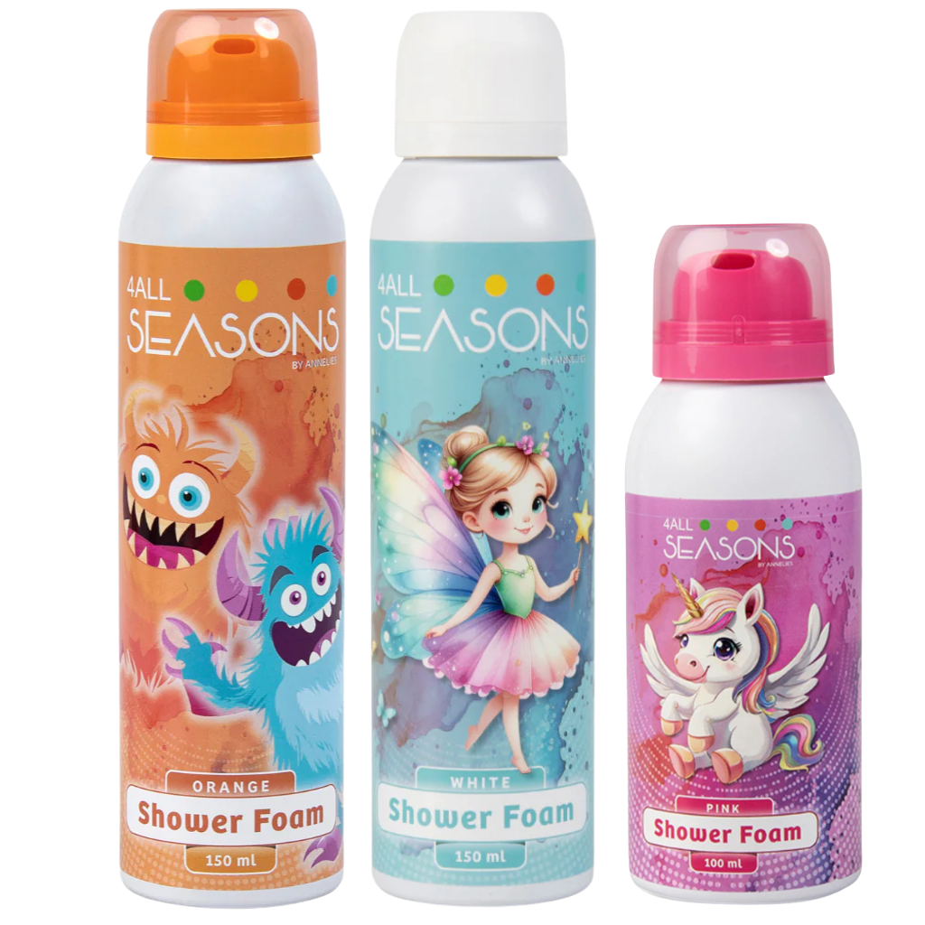 2+1 GRATIS - 2x 4All Seasons Shower Foam 150 ml + 1x Shower Foam 100 ml GRATIS