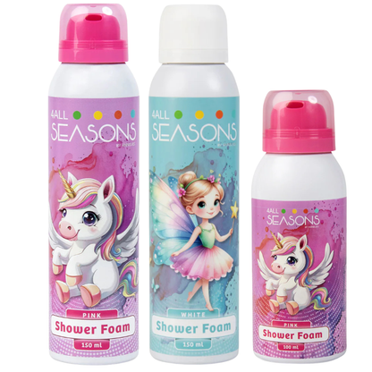 2+1 GRATIS - 2x 4All Seasons Shower Foam 150 ml + 1x Shower Foam 100 ml GRATIS