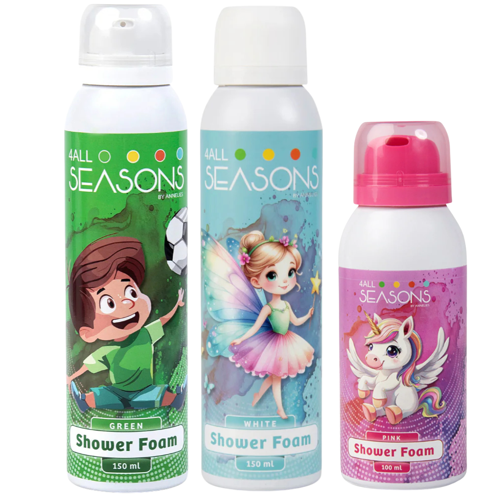 2+1 GRATIS - 2x 4All Seasons Shower Foam 150 ml + 1x Shower Foam 100 ml GRATIS