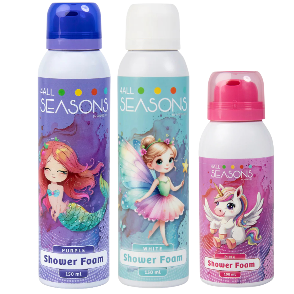 2+1 GRATIS - 2x 4All Seasons Shower Foam 150 ml + 1x Shower Foam 100 ml GRATIS