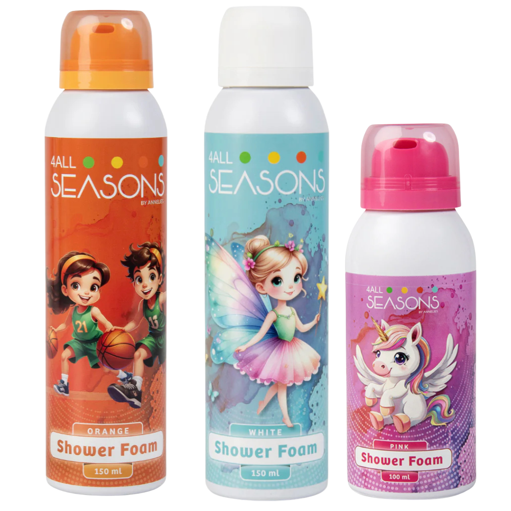2+1 GRATIS - 2x 4All Seasons Shower Foam 150 ml + 1x Shower Foam 100 ml GRATIS