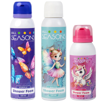 2+1 GRATIS - 2x 4All Seasons Shower Foam 150 ml + 1x Shower Foam 100 ml GRATIS