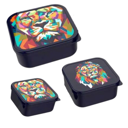 Lunch- en snackdoosjes (Set van 3) - Small