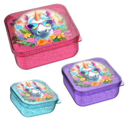 Lunch- en snackdoosjes (Set van 3) - Small