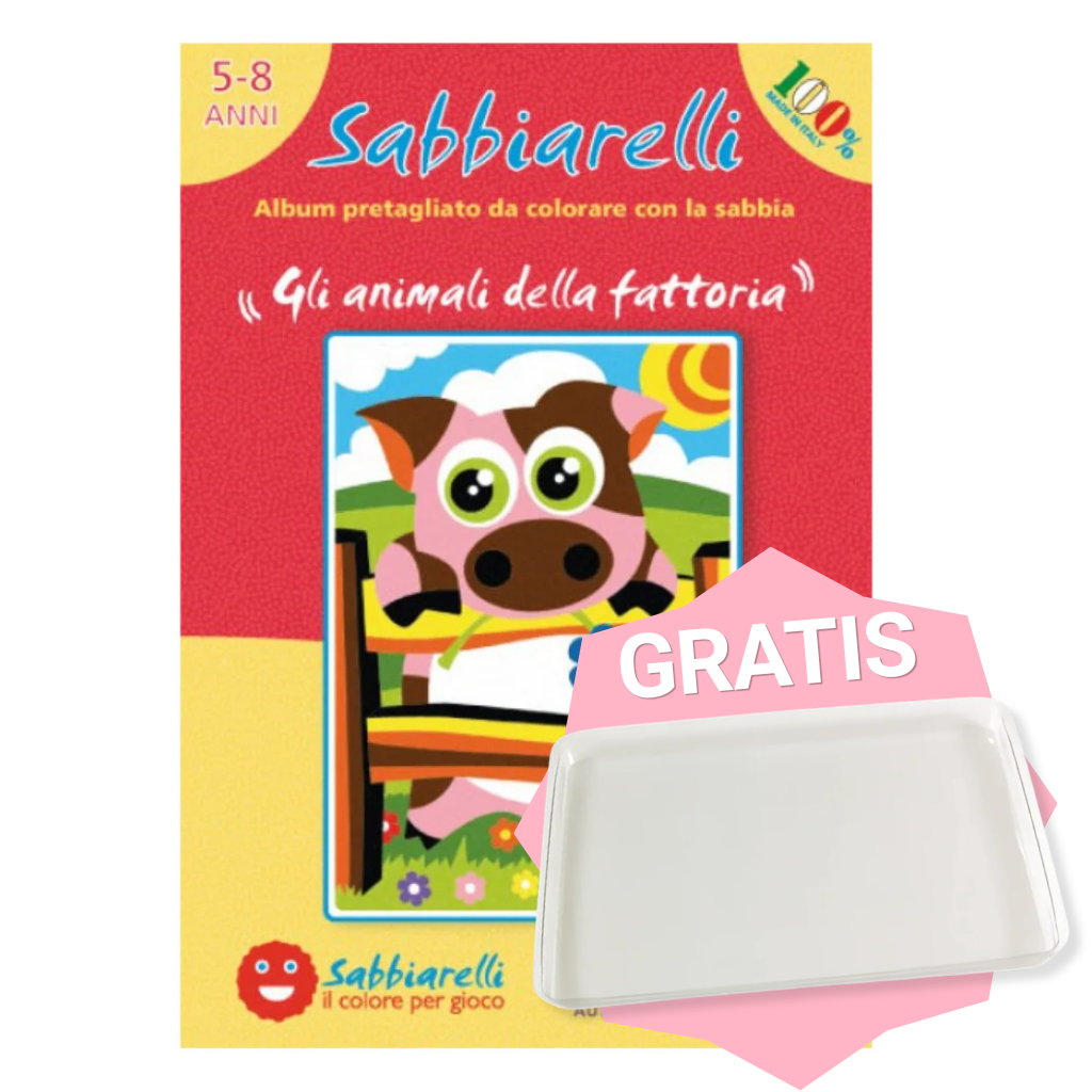 Zandschilderen - Tekeningen set + GRATIS transparant onderblad