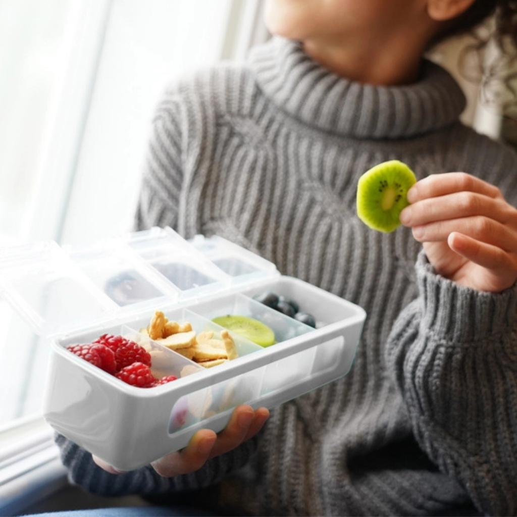Melii - Snackbox met 4 compartimenten duopack