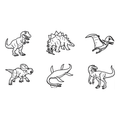 Tekenprojector dinosaurus