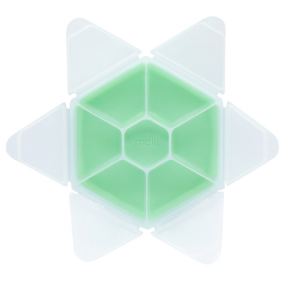 Melii - Hexagon snackbox met 6 compartimenten